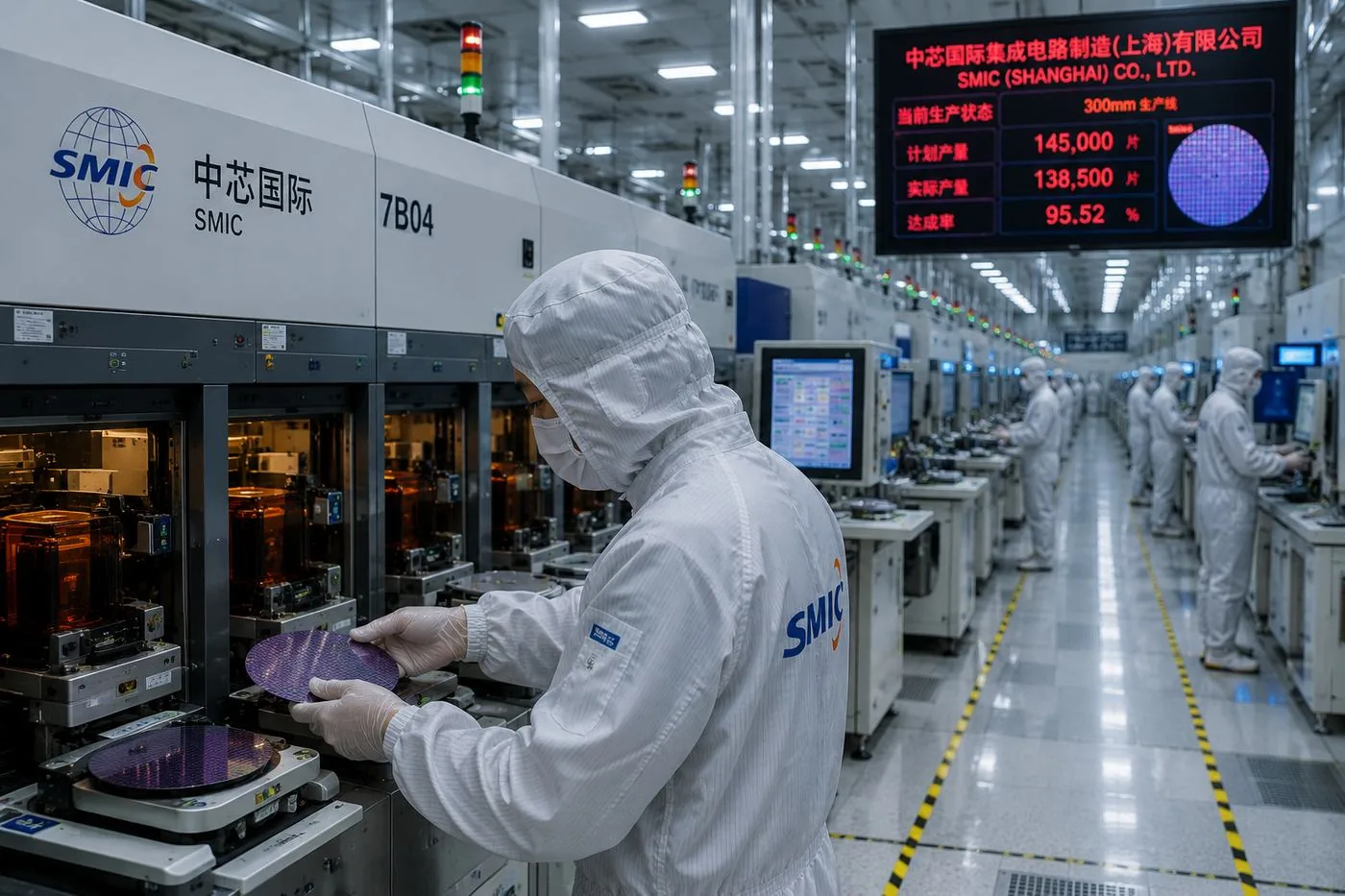Semiconductor fabrication line in China